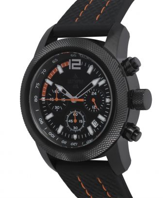 Кварцевые часы" ШТУРМ" на каучуковом ремне Русское время 10145331кк