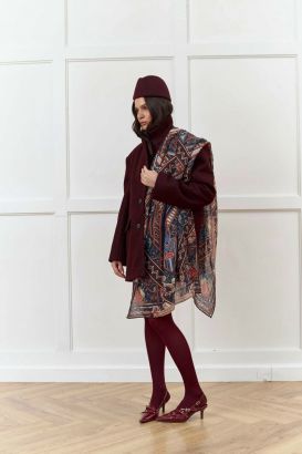 Шарф "Гранд", 90*180 см, 70% шерсть 30% модал