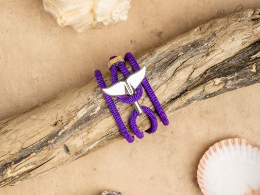 Коллекция "UNO" Браслет Cord Хвост кита