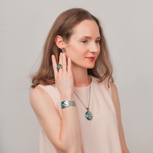 Fiore Luna Браслет на металлическом ремешке CB01688-3 BL/S